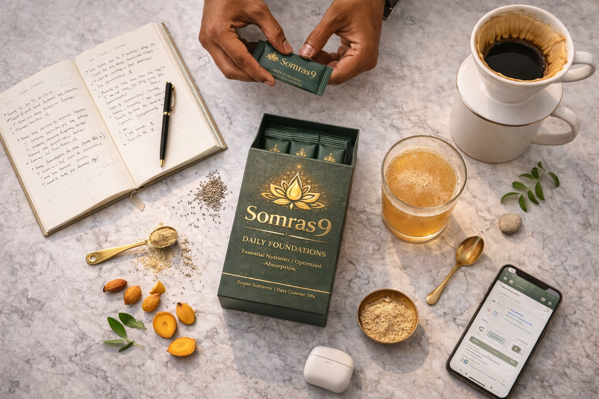 Somras9 Daily Foundations — India's #1 All-In-One Nutrition