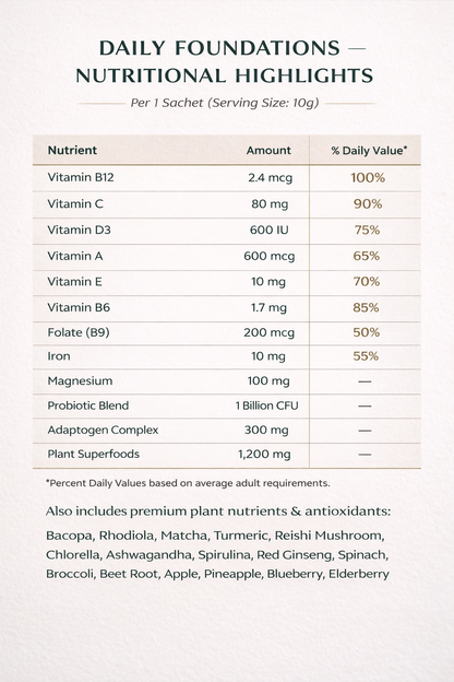 Somras9 Daily Foundations — India's #1 All-In-One Nutrition
